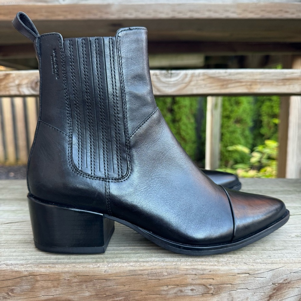 Vagabond Women’s Maria Boot Black Leather Size 36
